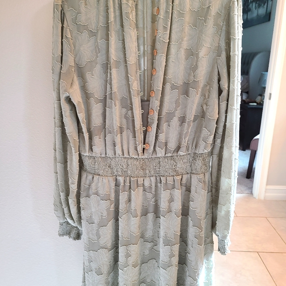 Mock Neck Dress